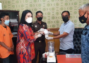 Resnarkoba Polres Kampar Memusnakan Barang Bukti Narkotika Jenis Shabu seberat 22,40 Gram