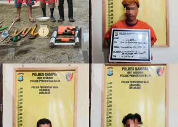 Bermodus Jadi Petugas PLN, 3 pelaku Pencuri Besi diamankan Warga