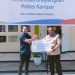 Kapolres didampingi Ketua Bhayangkari Kampar Menerima Bantuan Sarana Prasarana TK Bhayangkari dari BRI.