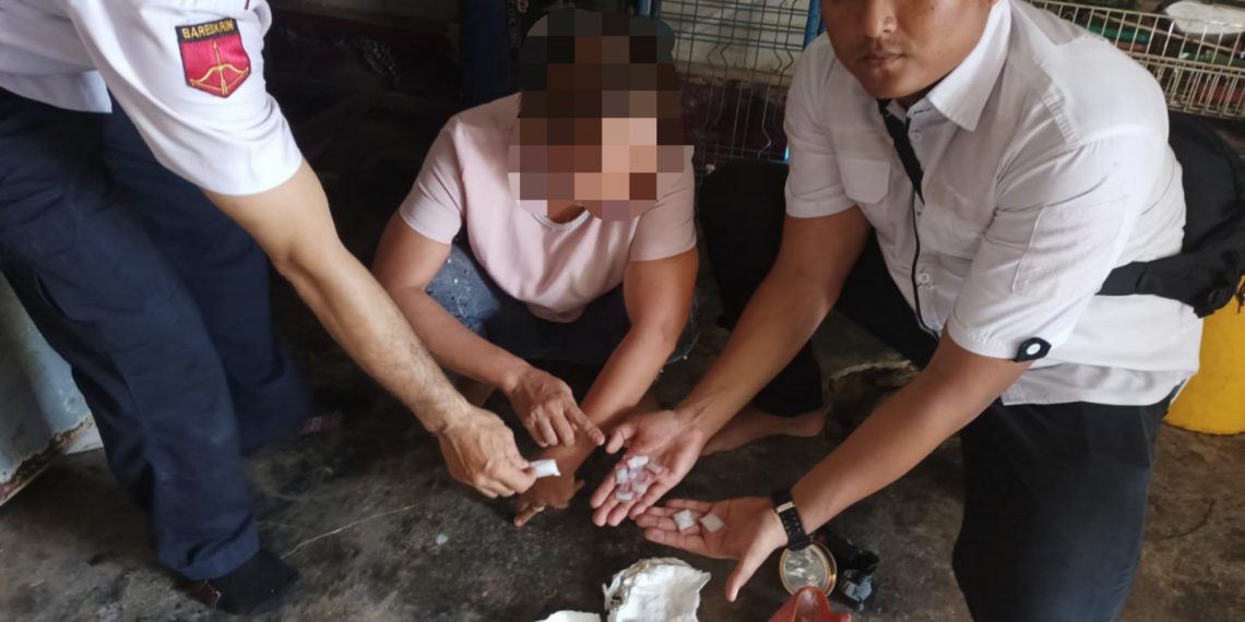 Unit Reskrim Polsek Tapung Hilir Tangkap IRT DPO Kasus Narkoba