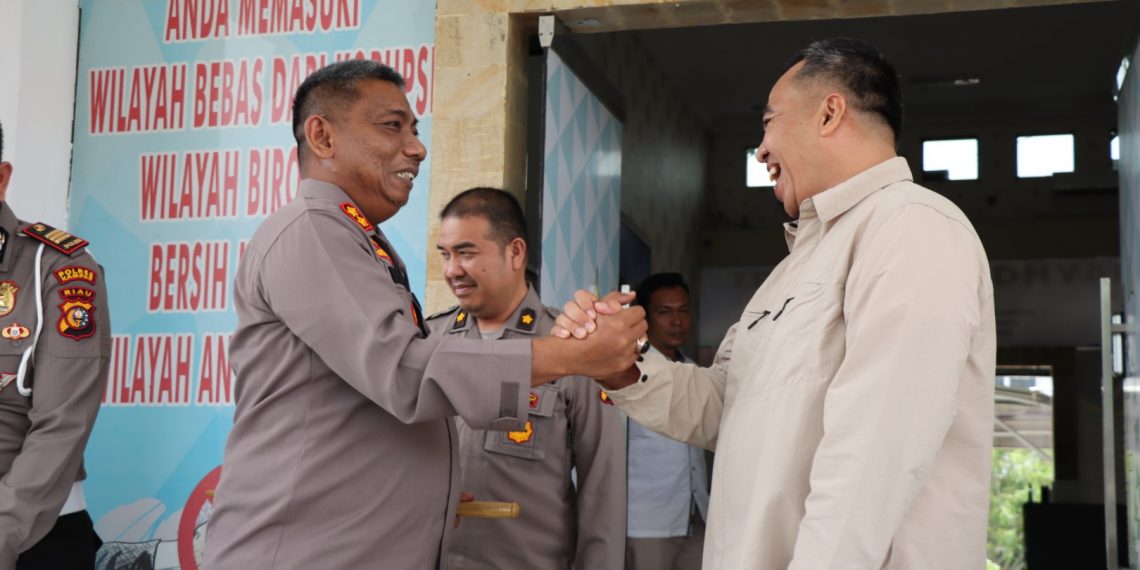 Kapolres Kampar Silaturahmi dengan Kajari Kampar