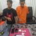 Dua pelaku Narkoba di Ringkus di depan Rumah Makan Oleh Polsek Tambang