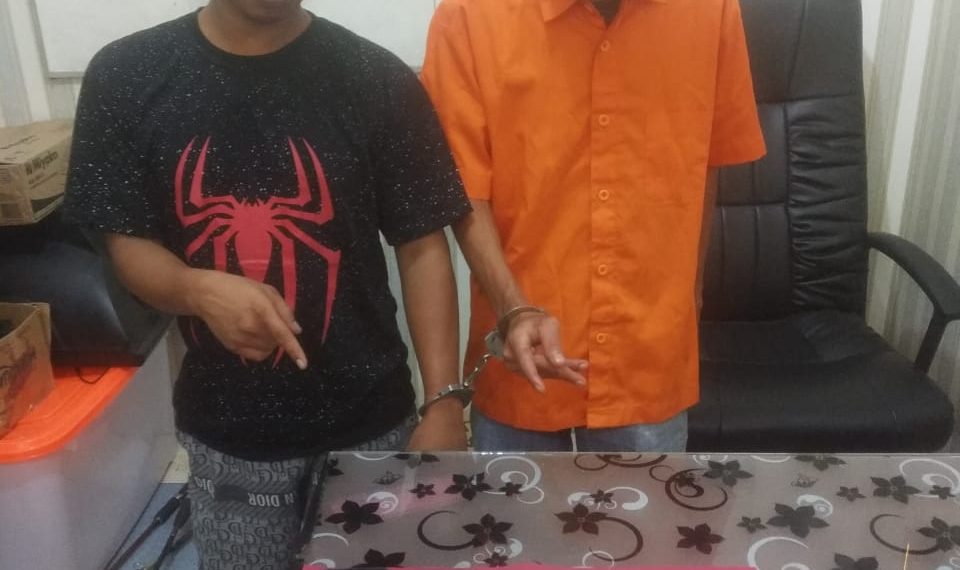 Dua pelaku Narkoba di Ringkus di depan Rumah Makan Oleh Polsek Tambang