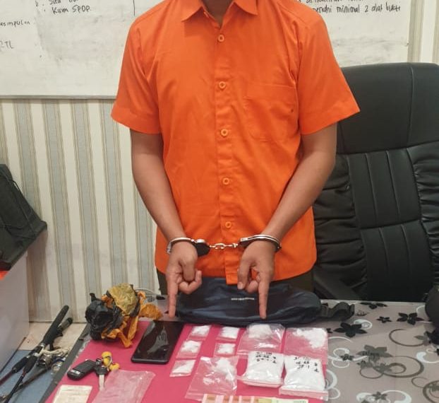 Kurir Sabu-sabu Berat Bruto 253,67 Gram di Sergap Polsek Tambang