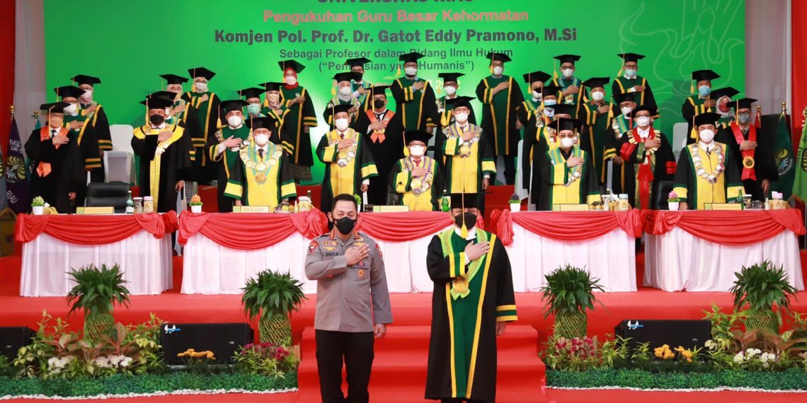 Komjen Pol Prof Dr Gatot Eddy Pramono Msi Resmi Dikukuhkan Sebagai Guru Besar Kehormatan Universitas Riau Bidang Ilmu Hukum