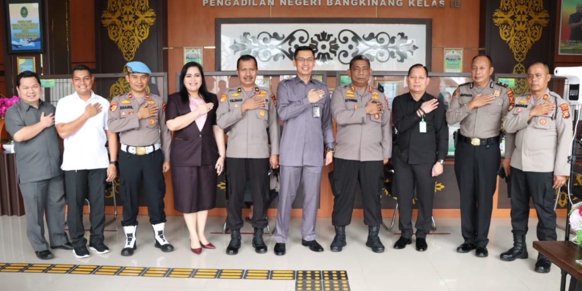 Kapolres Kampar Silaturahmi dengan Pengadilan Negeri Bangkinang 