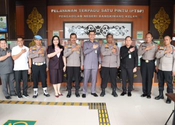 Kapolres Kampar Silaturahmi dengan Pengadilan Negeri Bangkinang 