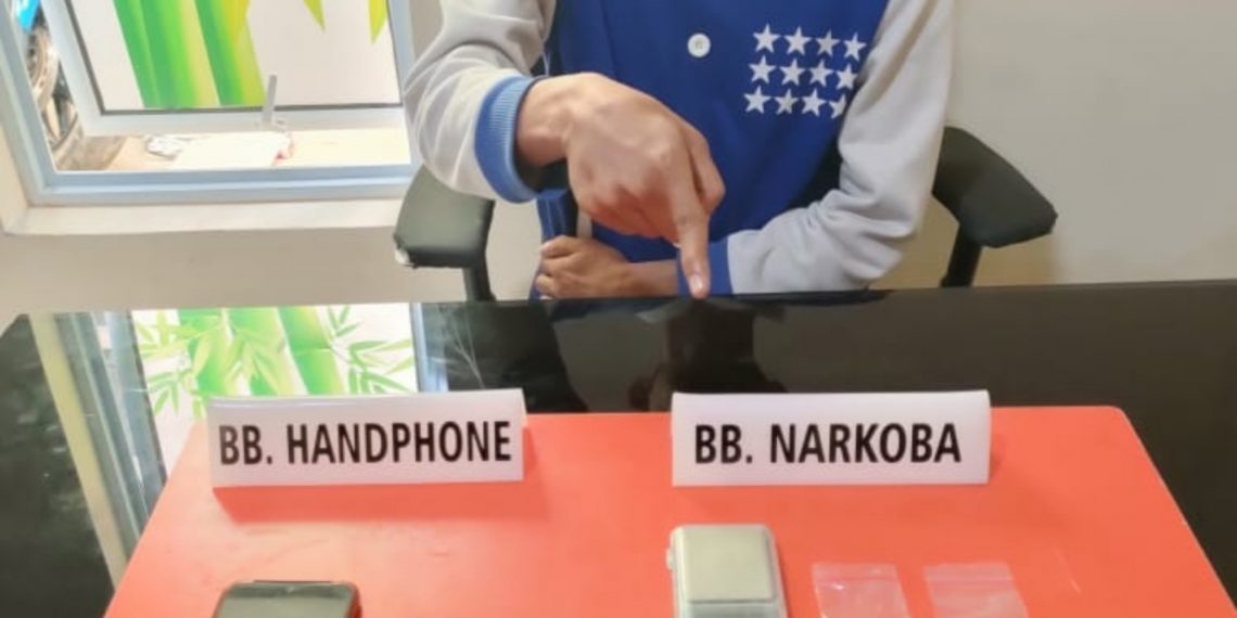 Terlibat Narkoba Satu Warga Desa Simalinyang di Ringkus Satresnarkoba Kampar