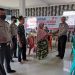 Polsek Kampar Kiri Tinjau Vaksinasi Merdeka di Desa Teluk Paman