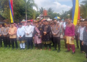 Kapolres Kampar Hadiri Gelar Acara Gebyar Muharram 1444 H Tahun 2022 dan Halal Bihalal Persukuan Domo Kenegerian Rumbio