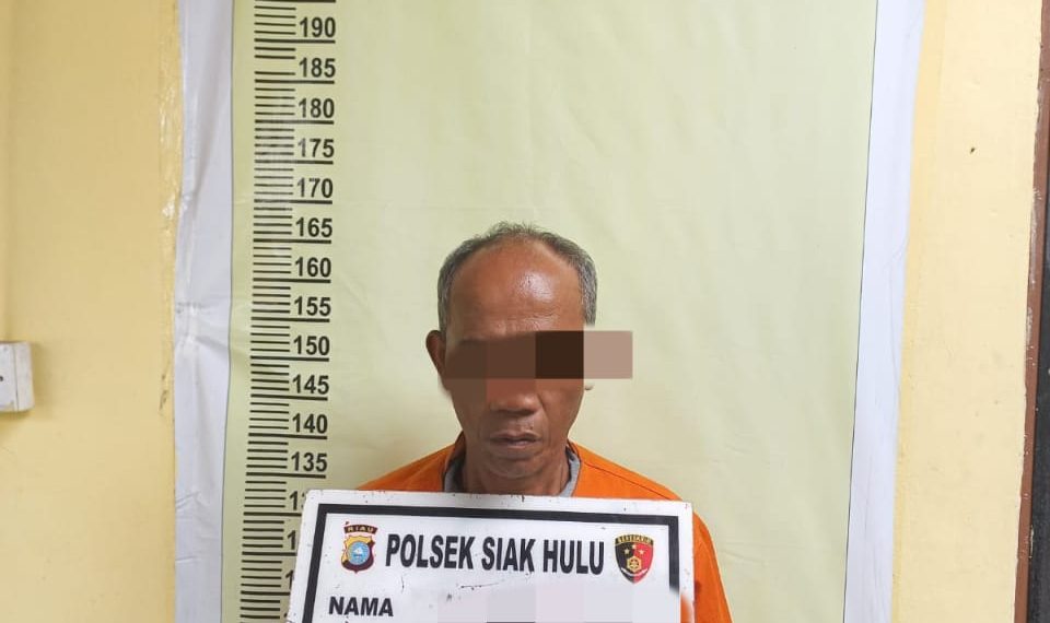 Cabuli Bocah, Pria Tua Ini di Ringkus Polsek Siak Hulu