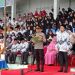 Kapolres Kampar Diwakili Kapolsek Tambang Irup Upacara Peringatan HGN, 10 Orang Guru Honorer Diberikan Bansos