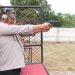 Latihan Menembak ini di Pimpim Langsung oleh Kapolres Kampar Akbp Didik Priyo Sambodo SIK