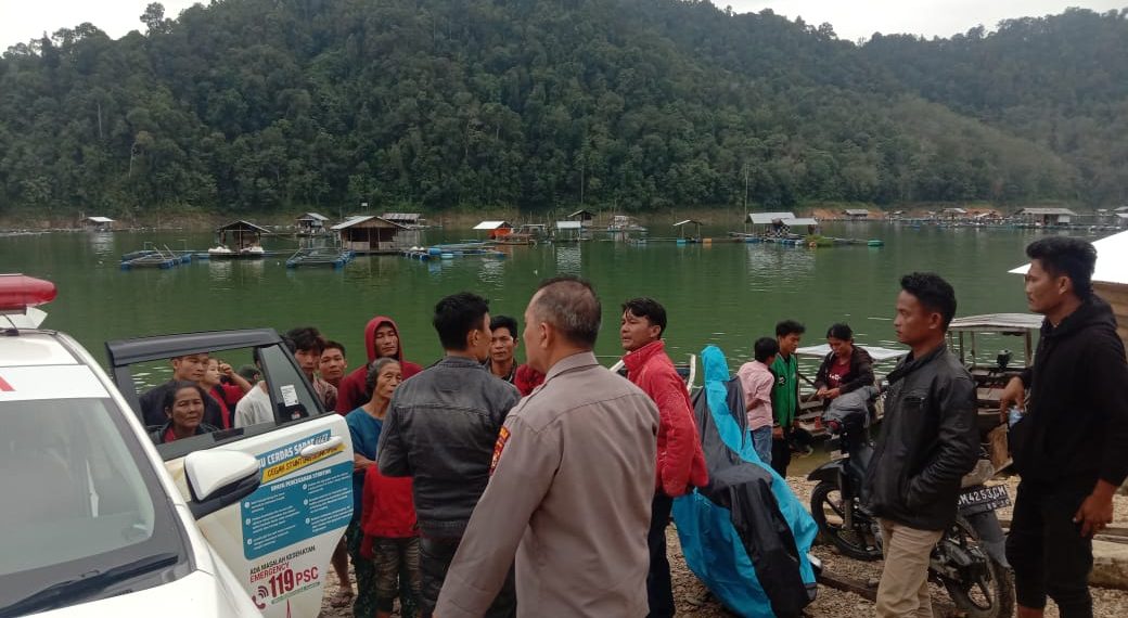 Korban Tenggelam di Danau PLTA Koto Panjang Akhirnya di Temukan