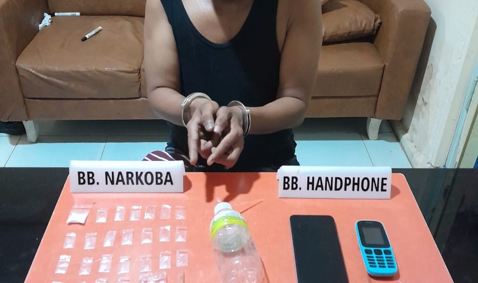 Hasil Pengembangan, 25 Paket Narkoba di Temukan di Tangan Warga Naga Beralih