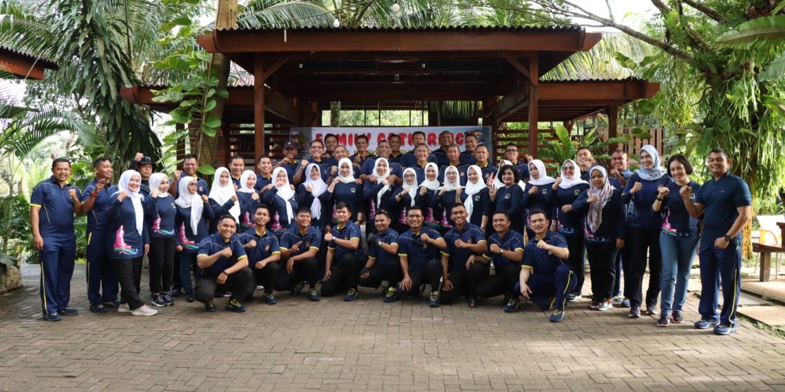 Eratkan Rasa Kekeluargaan dan Kebersamaan, Polres Kampar Gelar Family Gatering