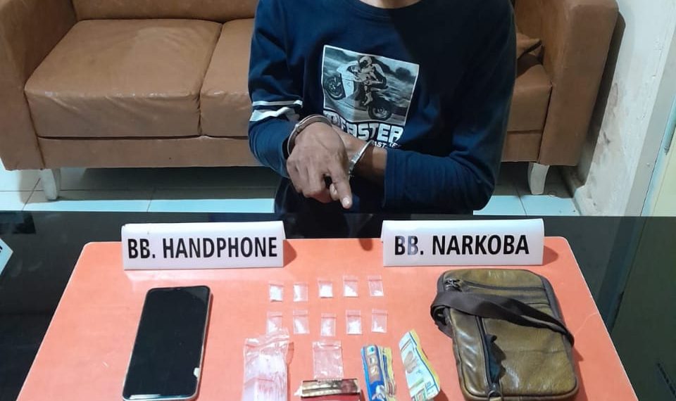 Satnarkoba Tangkap Pelaku Narkoba di Jalan Rimbo Panjang