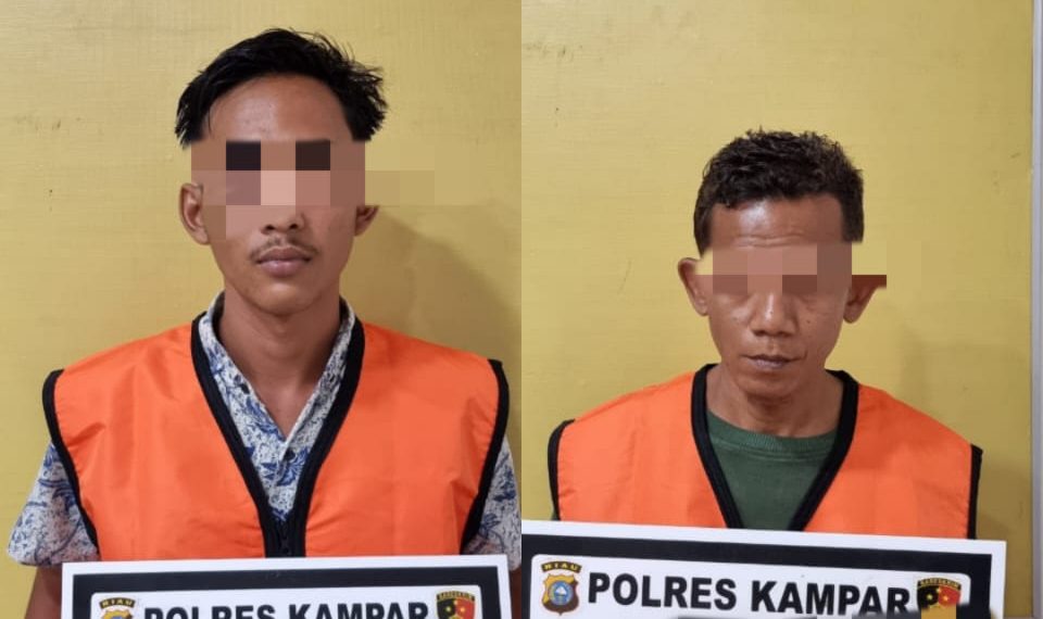 Dua Pelaku Pertambangan Ilegal di Ringkus Satreskrim Polres Kampar