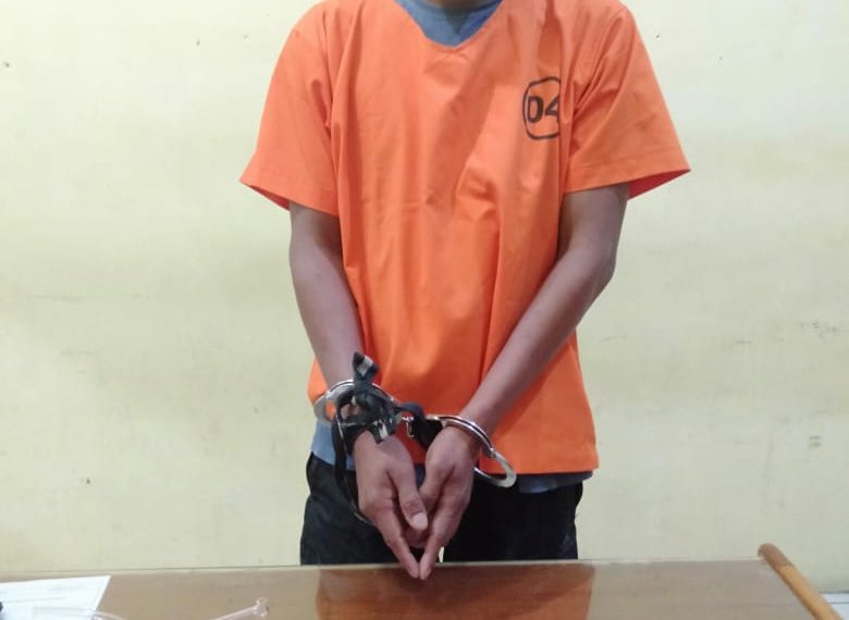 Asyik Tidur, Pelaku Narkoba di Ringkus Polsek Kampar Kiri Hilir