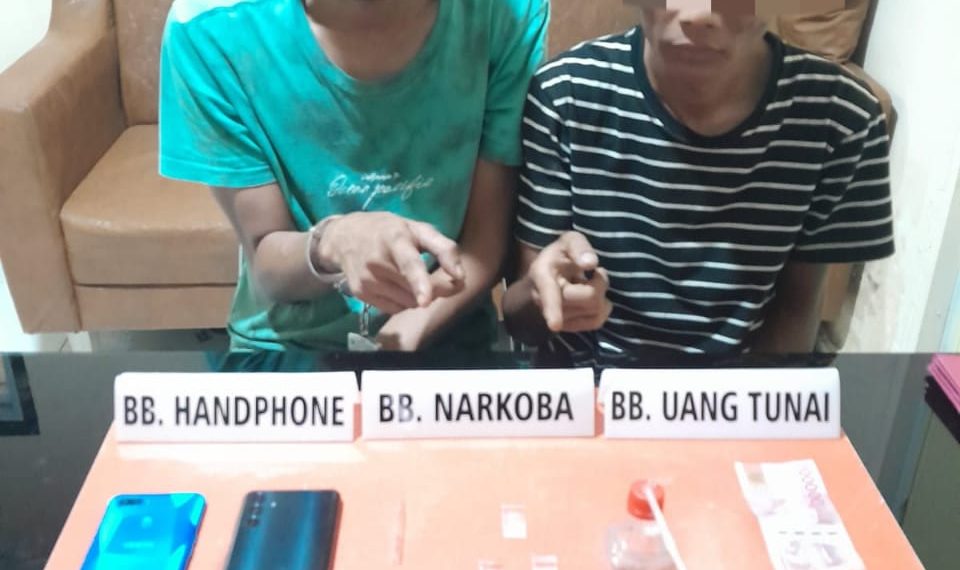 Meresahakan Masyarakat, Dua Pelaku Narkoba di Ringkus Satnarkoba Polres Kampar