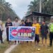Antisipasi Balapan Liar, Polsek Tapung Hilir Pasang Spanduk STOP BALAP LIAR