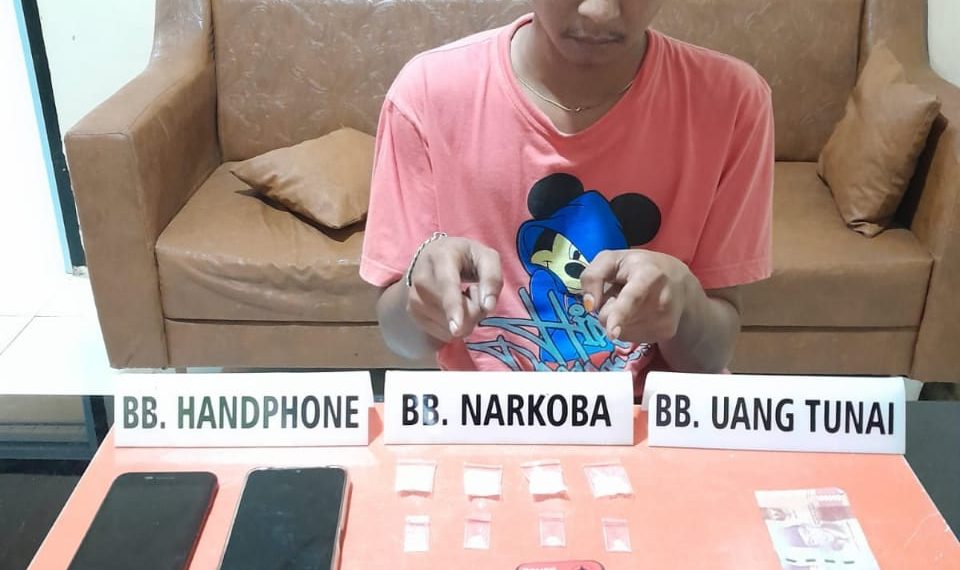 9, 44 Gram Shabu-shabu di amankan dari Warga Batu Belah oleh Ojoloyo