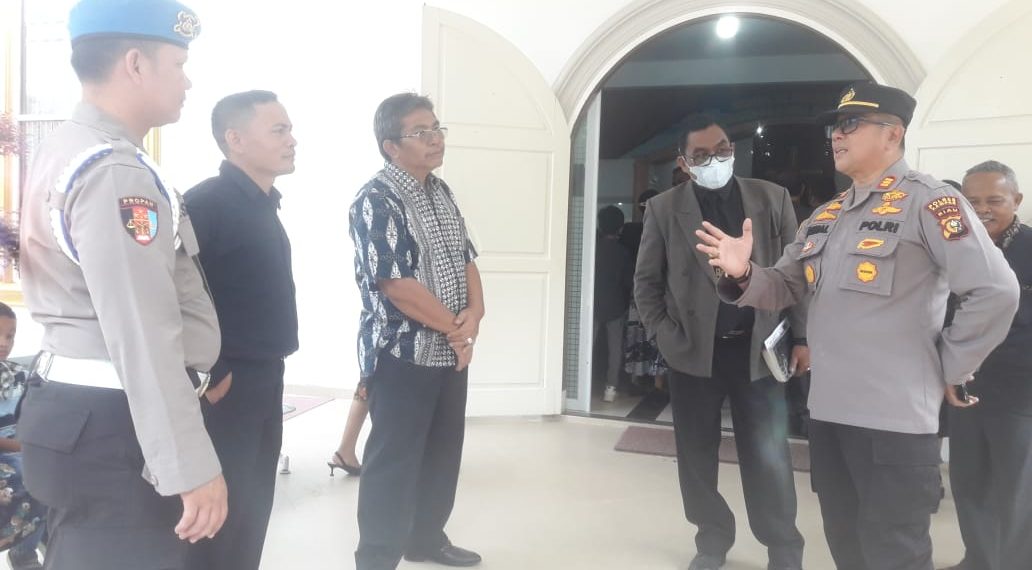Polres Kampar Patroli Sejumlah Gereja Dalam Rangka Jumat Agung