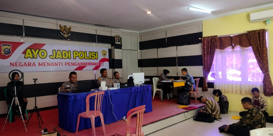 Masyarakat Kampar Antusias Untuk Bergabung Jadi Anggota Polri Tahun 2023