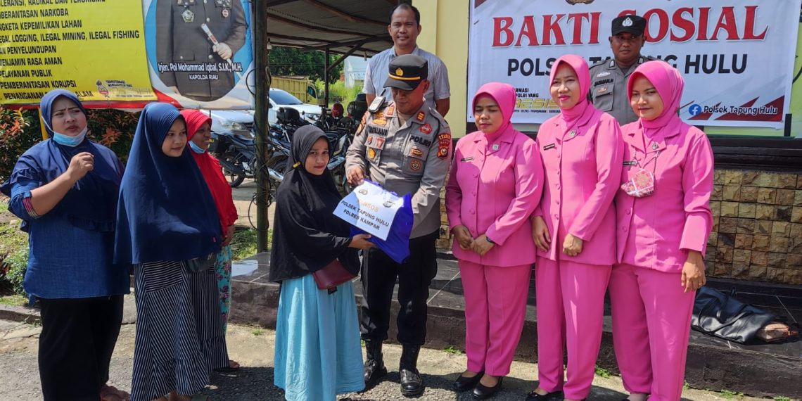 Polsek Tapung Hulu Gelar Baksos Untuk Antisipasi Bapokting