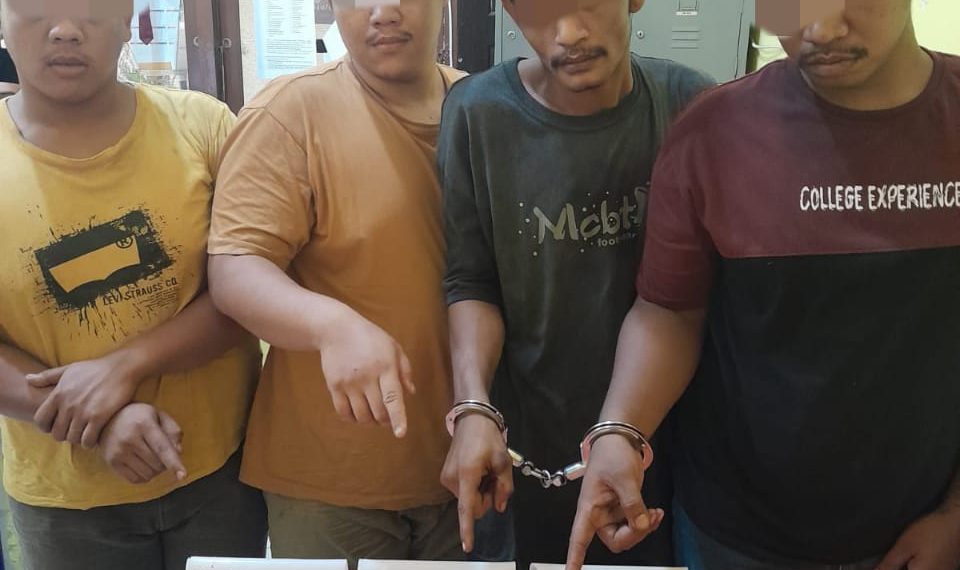 Empat Warga Lubuk Sakat di Ringkus Tim Ojoloyo Dalam Kasus Narkoba