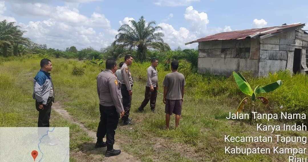 Polsek Tapung Laksanakan Patroli di Daerah Rawan Karhutla