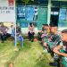 Sinergitas Polri dan TNI, Polsek Bangkinang Barat Kunjungi Denpal Pekanbaru Komando