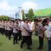Kapolres Kampar Gelar Halal Bi halal Bersama Personil Usai apel pagi.