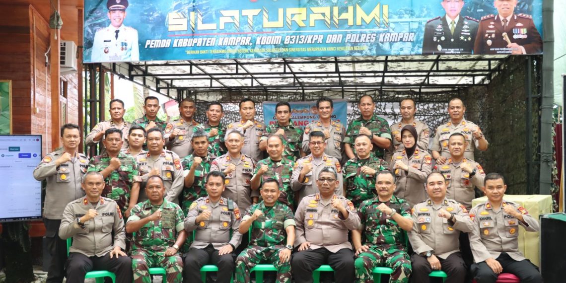 Halal Bihalal Unsur Pimpinan TNI-Polri dan Kabupaten Kampar, Jalin Sinergitas Jaga Kondusifitas.