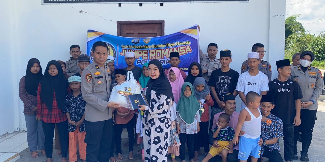 Jumpe Romansa Polda Riau Kembali Sambangi Panti Asuhan dan Beri Santunan
