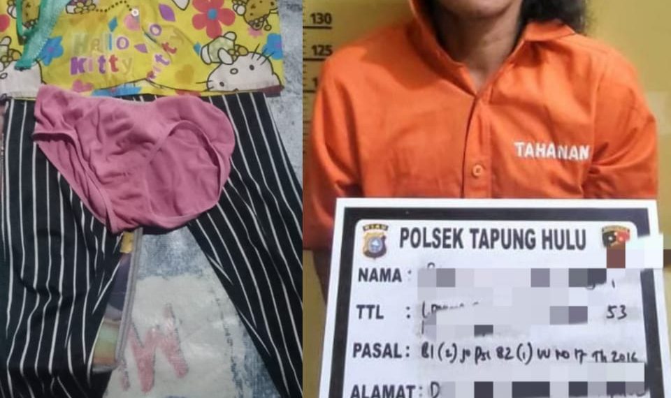 Kakek Angkat Cabuli ABG Hingga Hamil, Polsek Tapung Hulu Langsung Tangkap Pelaku
