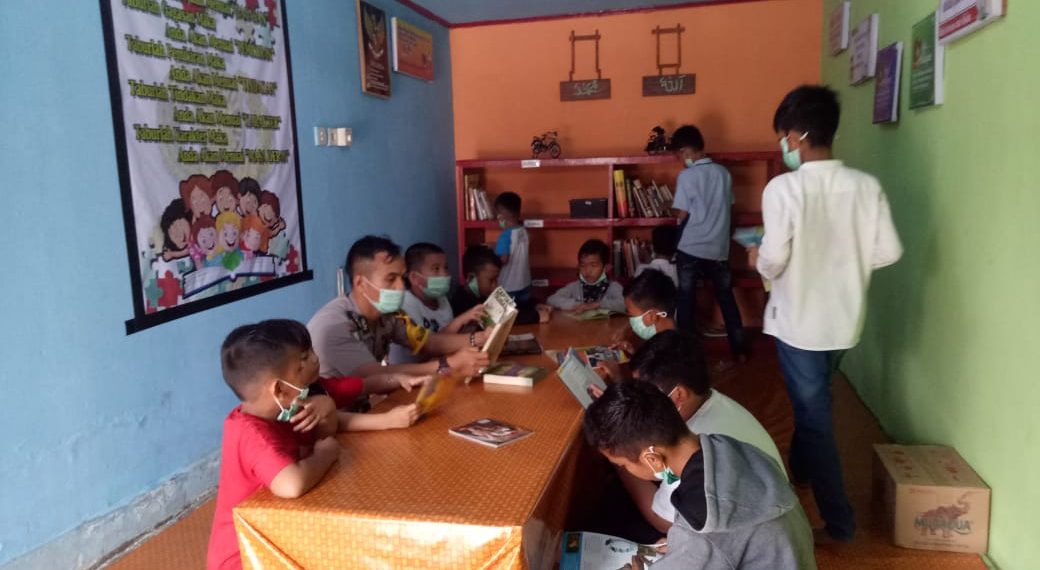 Dari Brigadir Hingga Perwira David Gusmanto, Pendiri Rumah Baca Bhayangkara