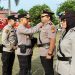 Kapolres Pimpin Sertijap Empat Kapolsek Jajaran serta pelantikan Kabaglog Polres Kampar