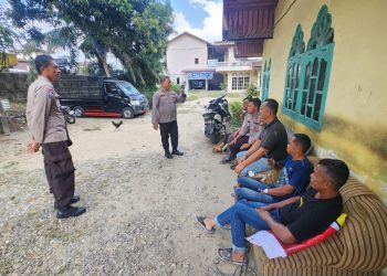 Personil Polres Kampar Gelar Kegiatan Penyuluhan Tentang Radikalisme