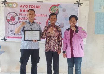 Satnarkoba Polres Kampar Sosial Bahaya Narkoba di MTS Ganting Damai