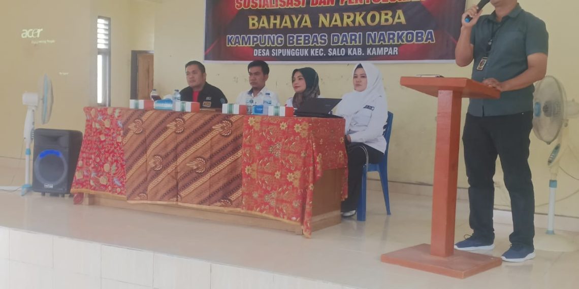 Sat Narkoba Polres Kampar Gencar Sosialisasi dan Penyuluhan Bahaya Narkoba