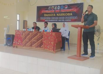 Sat Narkoba Polres Kampar Gencar Sosialisasi dan Penyuluhan Bahaya Narkoba