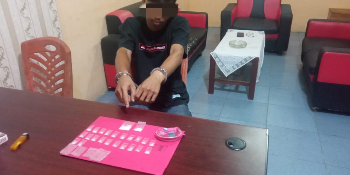Polsek Siak Hulu Tangkap Pelaku Narkoba di Rumahnya