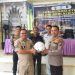 Plh Kapolsek Tapung Dampingi Kapolres Kampar Bersama Jasa Raharja Cab. Riau Dalam Sosialisasi Etika Berlalulintas di Desa Indrapuri