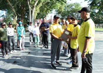 Hadir Upacara Haornas Ke 40, Kapolres Ajak Anggotanya Gemar Olahraga