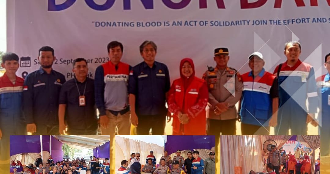 Ayo Donor Darah, Kapolsek Tapung Hulu : Setitik darah yang kita donorkan akan besar manfaatnya