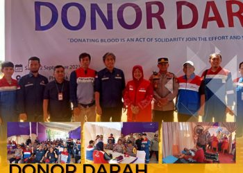 Ayo Donor Darah, Kapolsek Tapung Hulu : Setitik darah yang kita donorkan akan besar manfaatnya