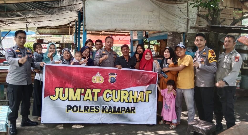Maraknya Peredaran Narkoba, Warga Desa Belimbing Curhat Ke Sat Binmas Polres Kampar