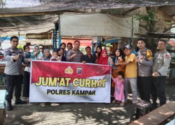 Maraknya Peredaran Narkoba, Warga Desa Belimbing Curhat Ke Sat Binmas Polres Kampar