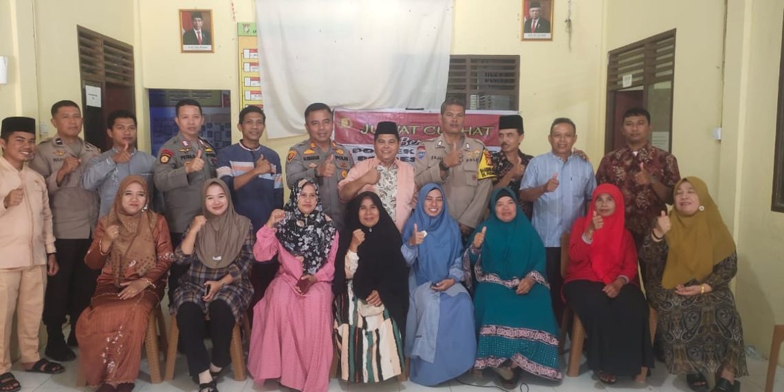 Jum’at Curhat, Polsek Tambang Dengarkan Keluhan Masyarakat Deaa Padang Luas